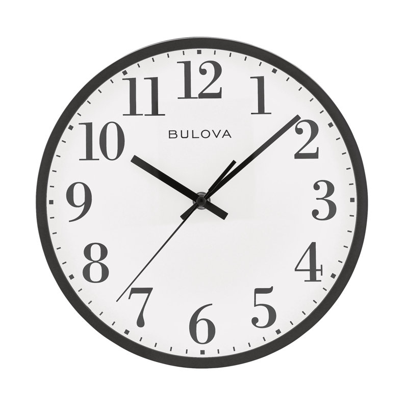 Bulova Cubicle 10.5" Wall Clock, C5009