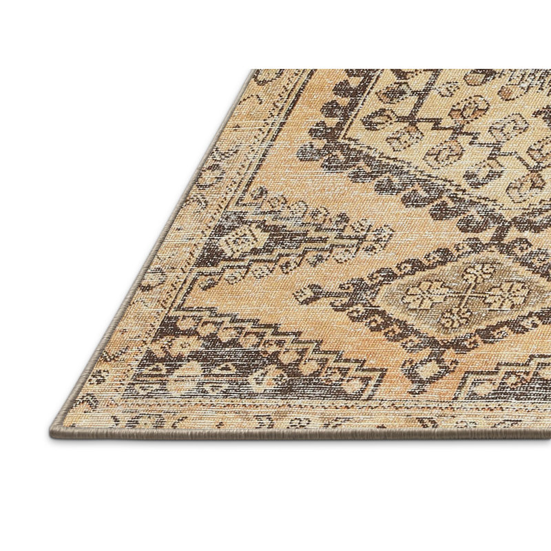 Tapis oriental beige / brun, Rectangle 7 pi x 9 pi