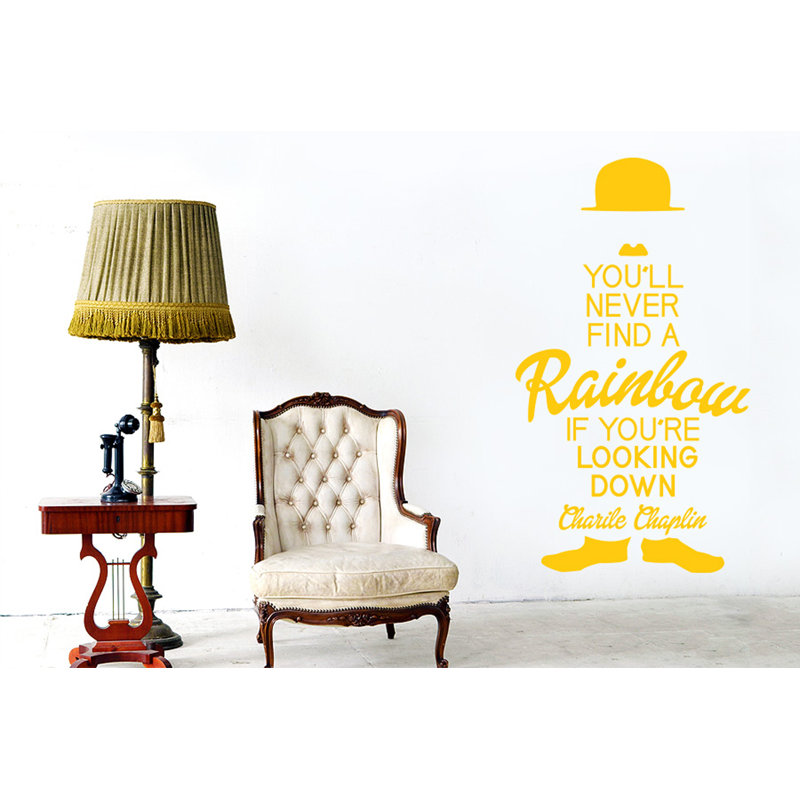 Non-Wall Damaging Wall Decal, Dark Yellow