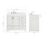 Ensemble de meuble-lavabo simple 43 po avec plateau Abshire-93359323