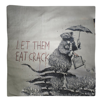 Banksy Graffiti Animals/Nature Square Napkin