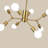 8-Light Modern Sputnik Sphere Chandelier
