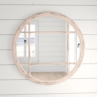 Daphne Wood Flat Wall Mirror