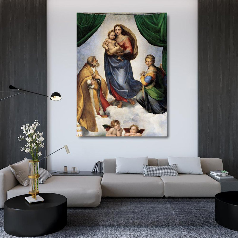 Astoria Grand Raphael Gallery Wrapped Canvas Art Titled: The Sistine ...