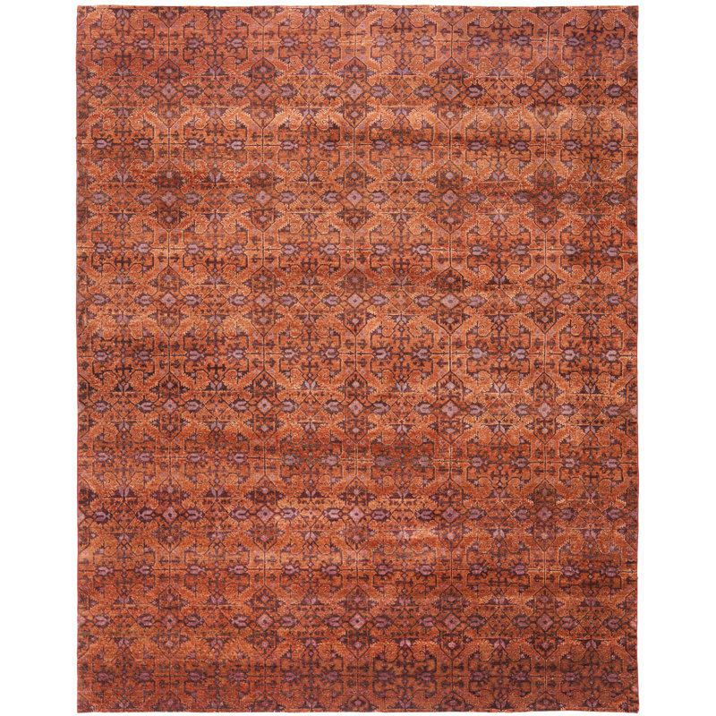 Ralph Lauren Sheldon Wool, Cotton, Silk Oriental Rug, Rectangle 6' x 9'