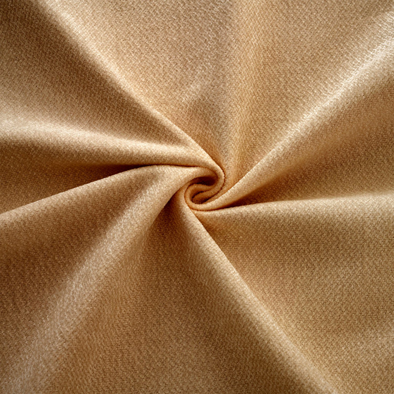 Élégant canapé en chenille avec dossier cylindrique et espace de rangement caché (1 siège seulement!), Chameau