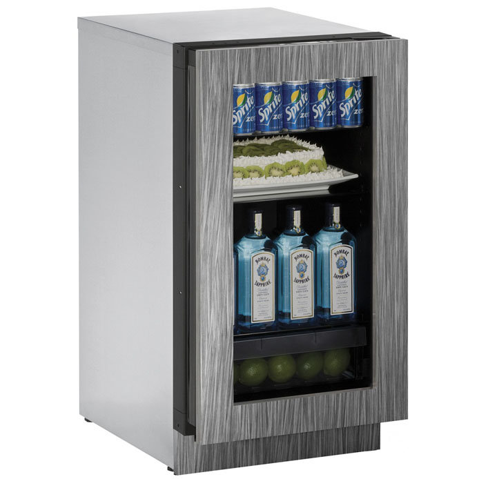 U-Line 17.75'' W Freestanding Mini Fridge, Right