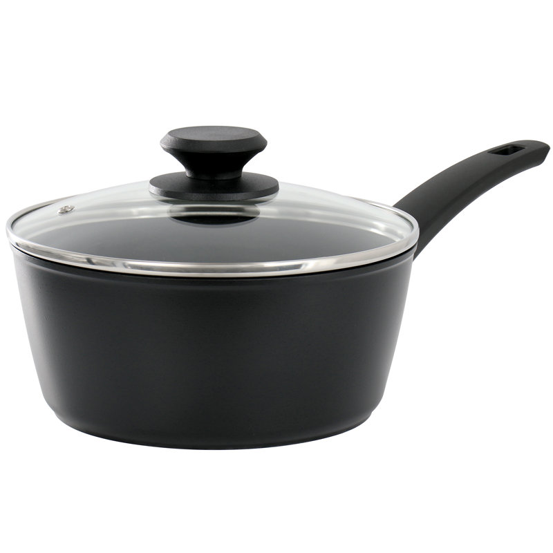 Casserole en aluminium texturé antiadhésif 2,5 pintes avec couvercle Oster Connelly