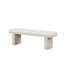 Banc Modern Farmhouse 1pc - Base de socle avec queue d'aronde anglaise, finition bois naturel