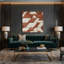 Minimalisme 58, art mural sur toile beige-931407041