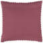Robins Wood Floral Red Square Cushion Cover