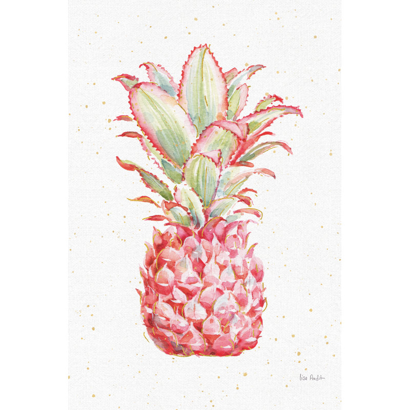 Reproduction de peinture sur toile gracieusement rose par Lisa Audit, H 30 po x l 20 po