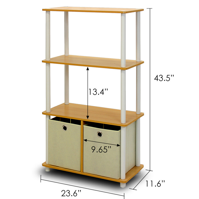 Kauffman Etagere Bookcase, Beech