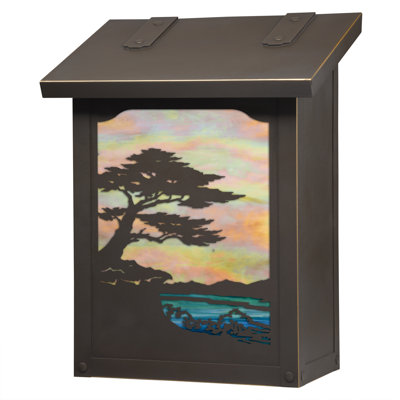 Pritchard Brass Wall Mounted Mailbox