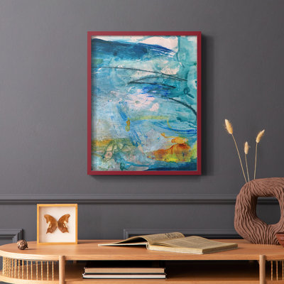 «Spring Winds V», reproduction encadrée - bois massif