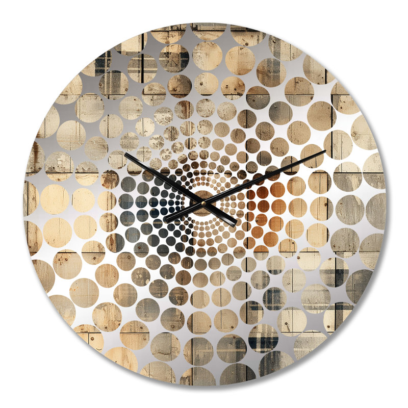 Horloge murale beige rustique, Petit