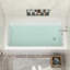 60" x 32" Rectangluar Alcove / Tile In Soaking Acrylic Bathtub with Drain