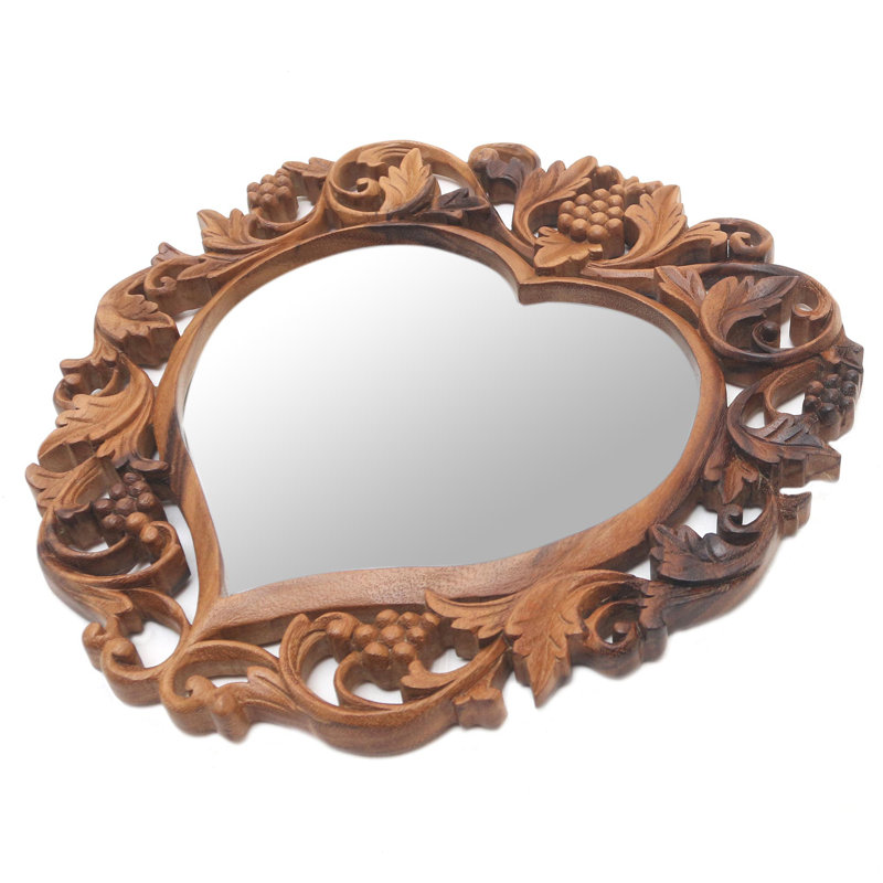 Novica Handmade Summer Love Wood Mirror