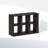 Furinno Cubic Open Back Multipurpose Clothing & Closet Storage Organizer Shelf, 6-Cube-1849501816