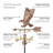 Warsaw 35'' H Metal Animals Weathervane