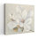 Art contemporain avec fleurs magnoliennes sereines contemporaines