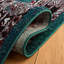 Tapis oriental vert / noir Djenaba-1206015449