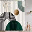 Rosietta Geometric Shapes Shower Curtain