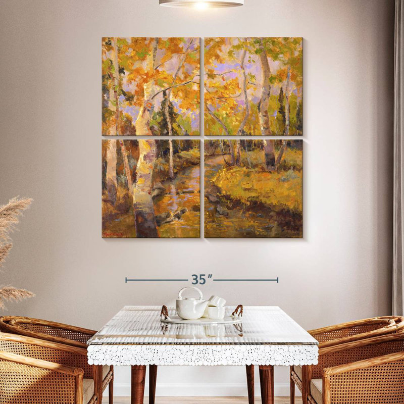 Alvord Four Seasons Aspens III, 45'' H x 45'' W