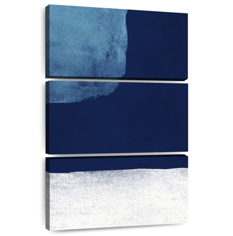 Avery Minimalist Blue Strokes I, H 32 po x l 20 po