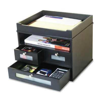 Jolie Wood Desk Organizer