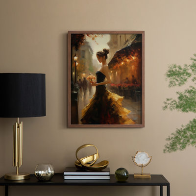 WOMEN Series CDXLIII Framed Print - Solid Wood