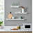 The Sunny 3 Piece Shelf Set White, 1 each 18" 24" 36"-124918916