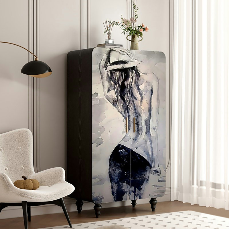 Garde-robe moderne et simple de luxe