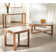 3 - Piece Marble Top Living Room Table Set