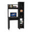 Bureau d'écriture Versalles, deux tablettes, cinq casiers - noir-1753316845