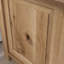 Table de chevet, finition brune