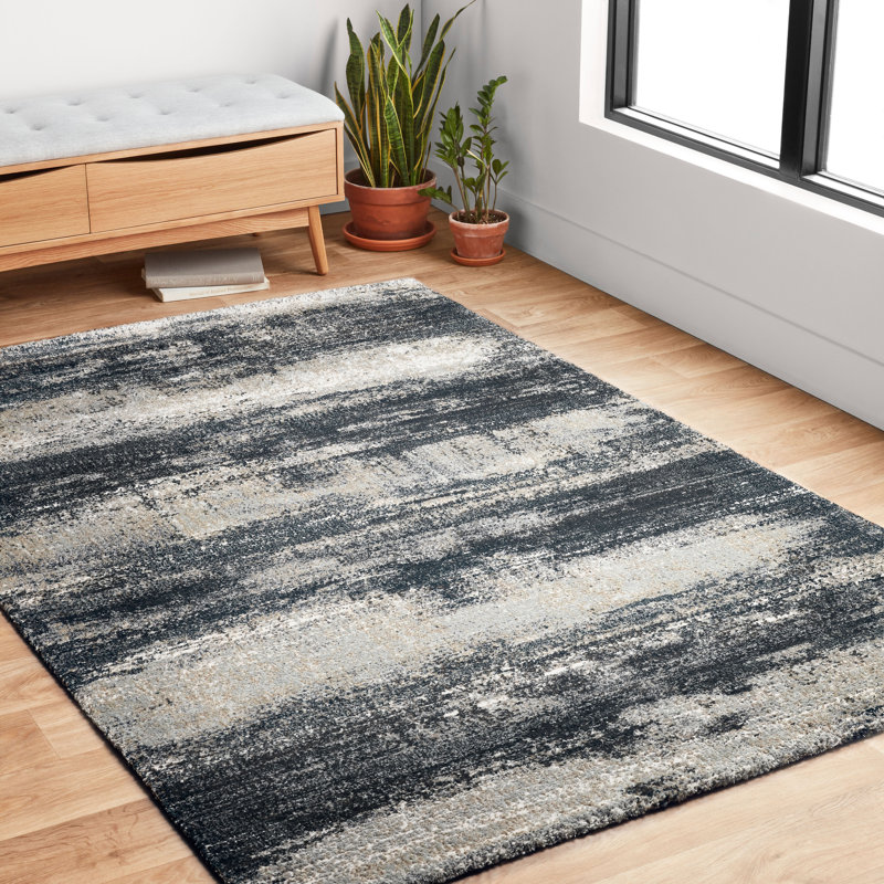 Tergel Abstract Indoor Rug, Rectangle 7'10" x 10'10"