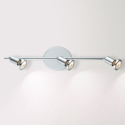 Nichols 4.92 in. 3 -Light Fixed Track Kit with and