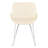 Najrin Faux Leather Upholstered Side Chair with Tapered Metal Legs-127128970-87953163