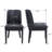 Upholstered Dining Side Chairs With Solid Wood Legs