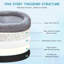 Lit pour chien humain, lit pour chien géant de 72 po pour adultes et animaux de compagnie, grand lit à billes lavable pour les humains-1378417657