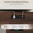 54" Fluted Home Office Desk with Charging Station, Modern Executive Computer Desk with File Cabinet-1088637244