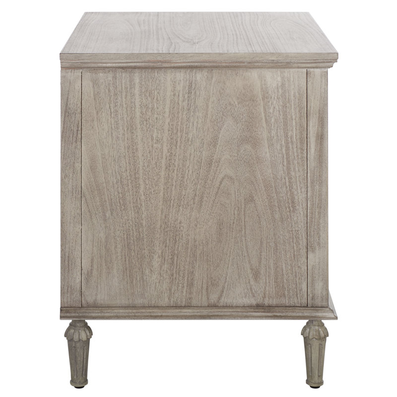 Hubbard 3 - Drawer Nightstand, Beige