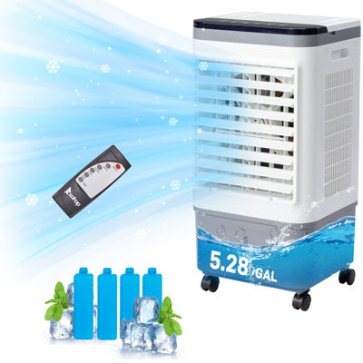 5.28 Gal 3 In 1 Portable Evaporative Cooler