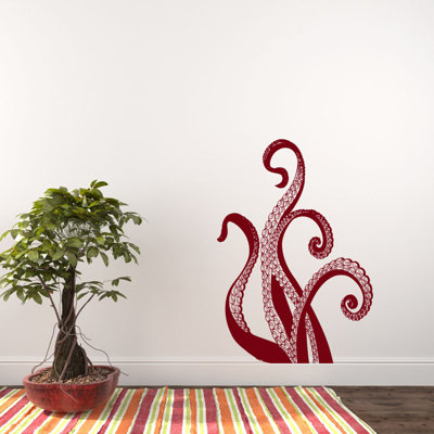 Adhésif décoratif pieuvre