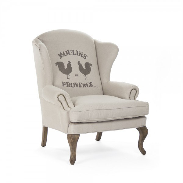 Kelkar Upholstered Wingback Chair