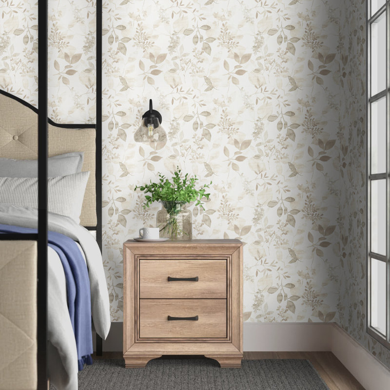 Makowski Floral Roll, Taupe