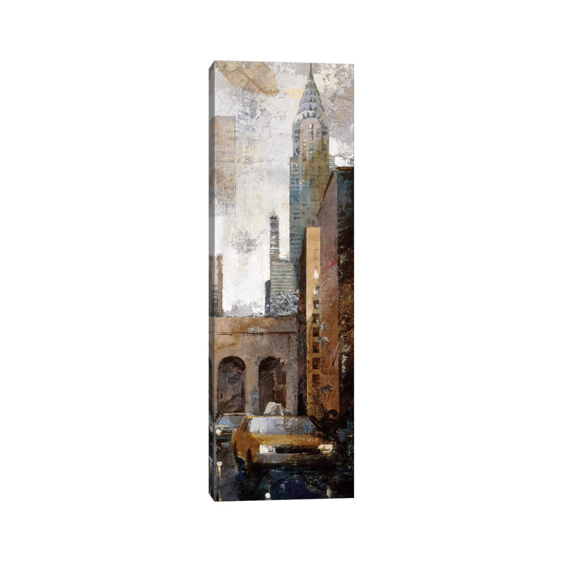 Skyscraper II - Chrysler Building by Marti Bofarull - Wrapped Canvas Panoramic Print, 152.4 cm H x 50.8 cm W x 3.175 cm D