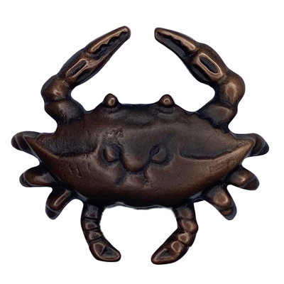 Blue Crab Push Button Doorbell