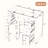 35.6'' Single Bathroom Vanity Base Only-94705052